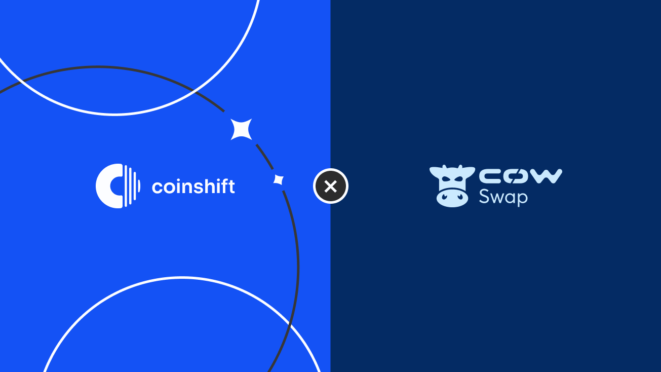 CoW Swap - Coinshift Apps Partner